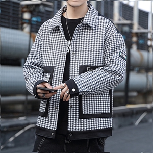 2023-403-2-JK3006-P85男士抖音精品质款夹克外套翻领印花-图片