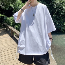 C343P322024新款设计感小众t恤短袖男夏季潮牌百搭宽松上衣，男装T恤，星座512-6