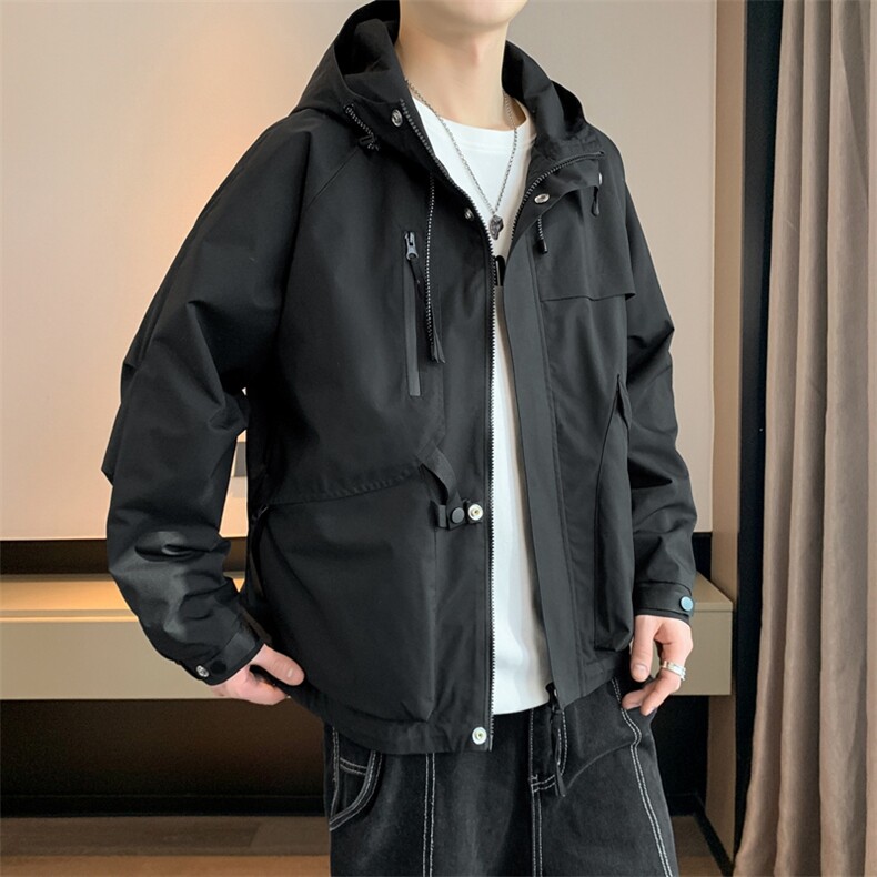 夹克外套男冲锋衣春秋季短款登山男士休闲工装轻户外JK136-P88,男装夹克,星座308B-2