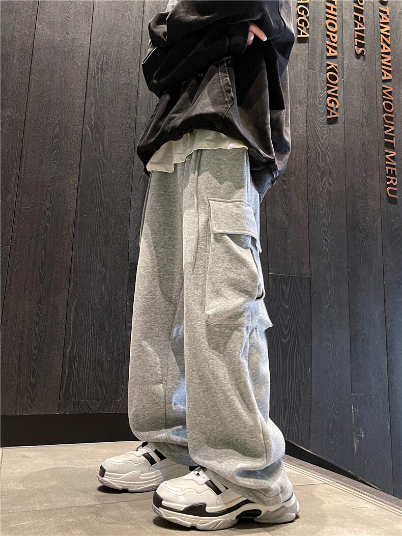抖音得物品质大口袋百搭休闲裤212-2-DY70-特P55,男装休闲裤,星座808A-1