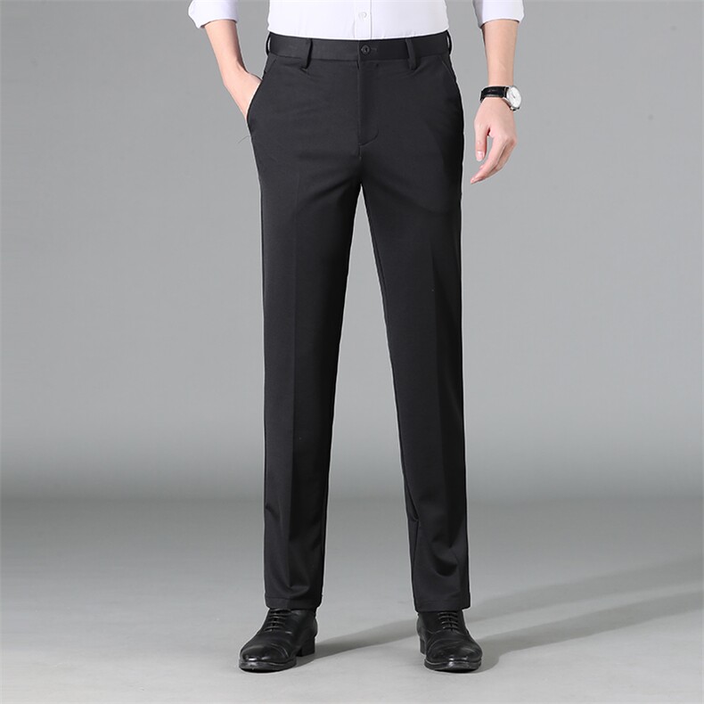 ASD2382春夏新款男士商务休闲裤免烫透气修身长裤时尚西裤，男装西裤，电商B360