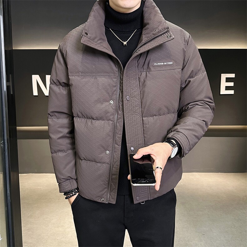 皮羽绒服男冬季2025新款加厚男装外套A313-8635-P225298,男装羽绒服,电商A313