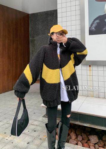 现货(加厚羊羔毛外套)，女装，雪蘭桐