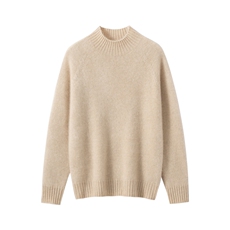 2025年秋季时尚百搭休闲平面半高领羊绒衫，女装羊绒衫，臻维羊绒