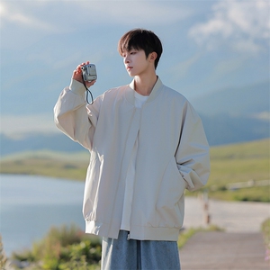 秋季新款外景飞行员夹克男宽松二开棒球服DSA157B-JK7860-特P60图片