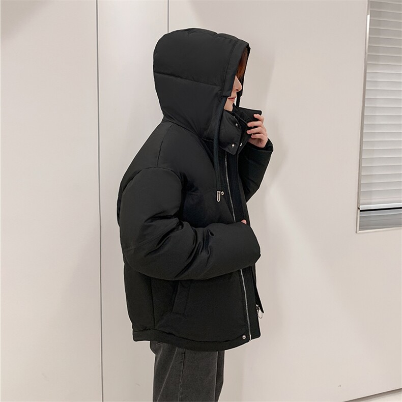主推韩版羽绒服男女款中青年大学生加厚300克绒羽绒外套,男装羽绒服,钱塘723