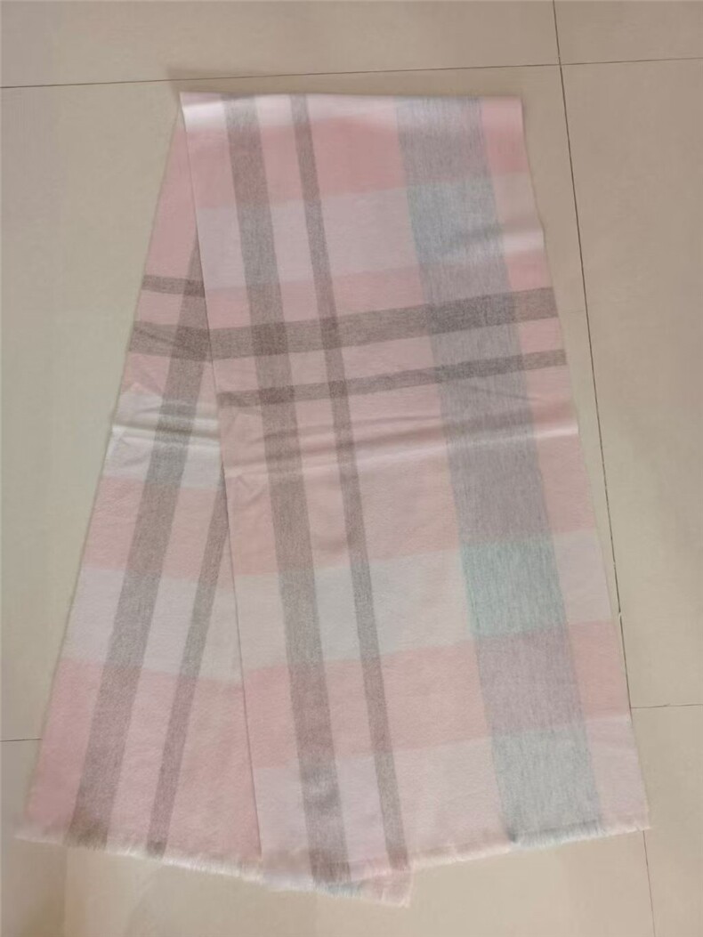 2025年秋季时尚百搭通勤简约休闲羊绒条纹围巾，围巾，清联羊绒