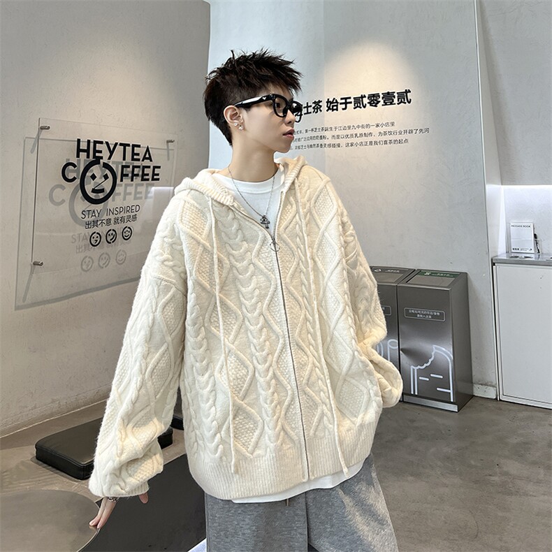 毛衣男冬季慵懒风情侣水貂毛绒针织衫,男装针织衫/毛衣,星座716-4