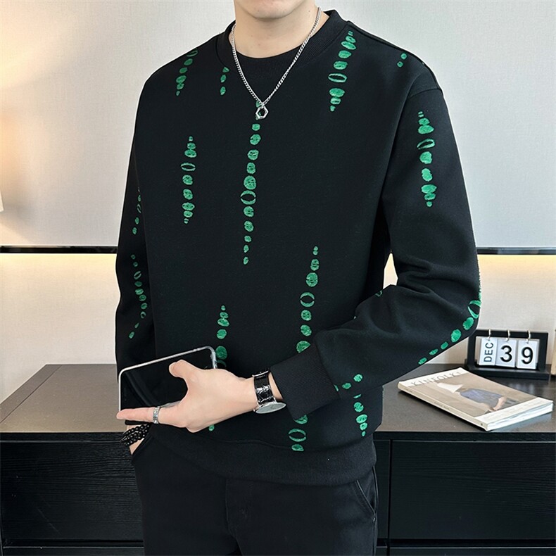 卫衣男士春秋潮流上衣男装长袖打底衫XF1035-P63,男装T恤,星座1105-3