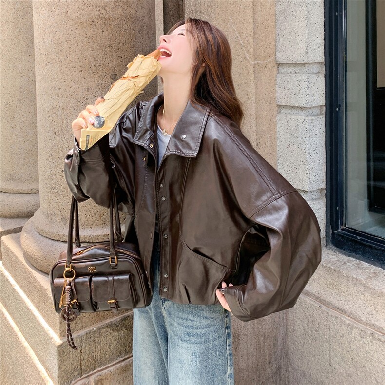 2025年冬季皮衣加绒棉衣RF2C290-6888#-P185-K278，女装皮衣，蝶眷