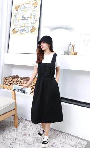 【现货】夏季新款两件套背带裙，女装，芷炫