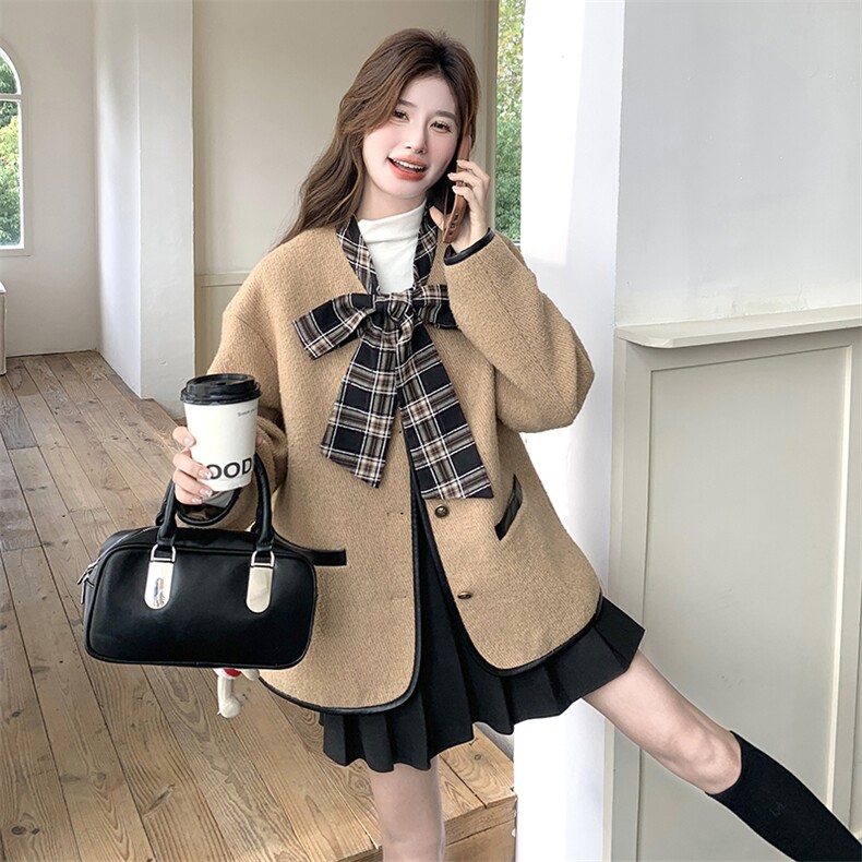 蝴蝶结小香风外套女早春2025新款绝美超火高级感气质名媛小个子图片