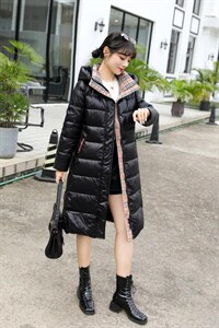 长款羽绒服,女装羽绒服,菲雪妮