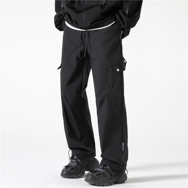 抖音品质冬季新款机能褶皱加绒冲锋裤B315-K23522JR-特p35控68,男装卫衣,电商B315