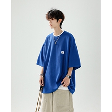 8XL-M重磅！特大码T潮牌上衣男中性华夫格短袖T恤DX304P25控39，男装T恤，电商D206-1