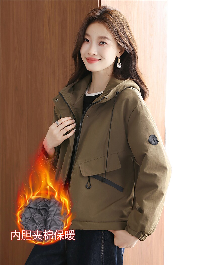 现货！现货！2025冬季新款夹棉加厚棉衣棉服女,女装棉衣/棉服,以桐