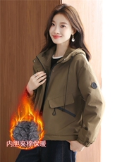 现货！现货！2025冬季新款夹棉加厚棉衣棉服女，女装棉衣/棉服，以桐