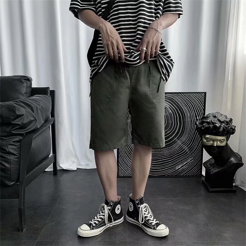 男春季休闲裤纯色短裤D0001P23,男装休闲裤,星座1116-2