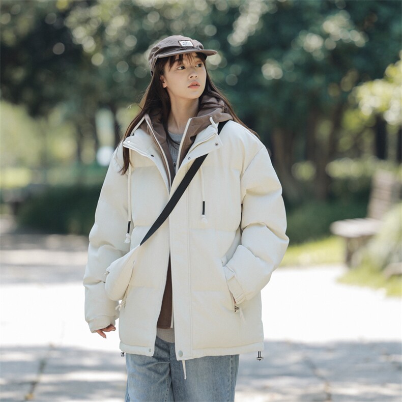 冬季新款加厚棉衣山系情侣百搭棉服外套棉衣MYHZ3518 P-100图片