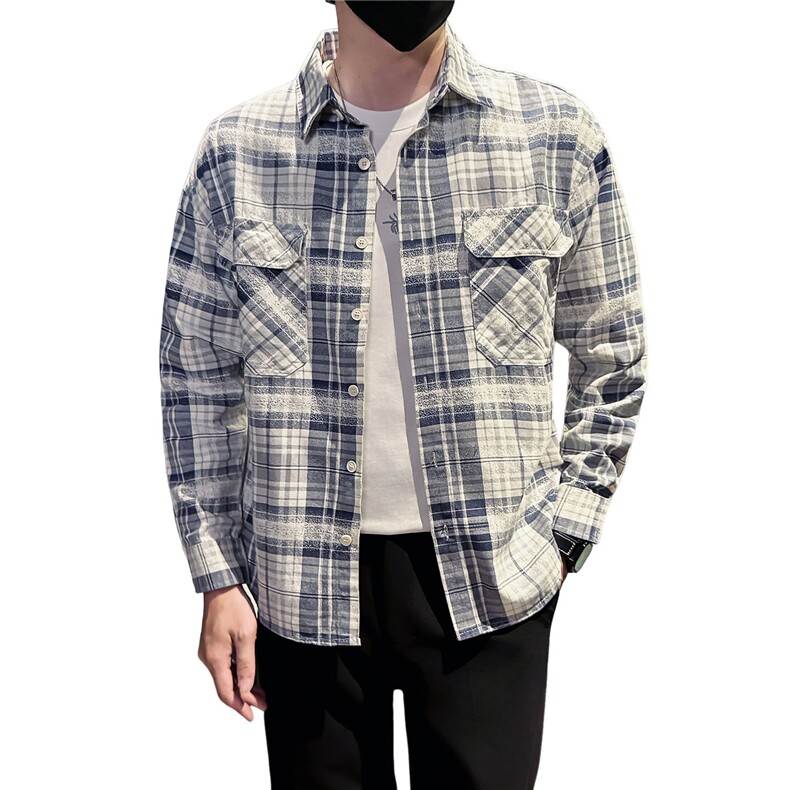 新款社会小伙秋冬男加厚寸衫型夹克男店主棉外套JK827-P68控98,男装夹克,星座301B-1
