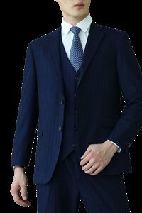 XL-9XL男士西服套装加肥加大码男婚礼西装条纹二件套190款图片