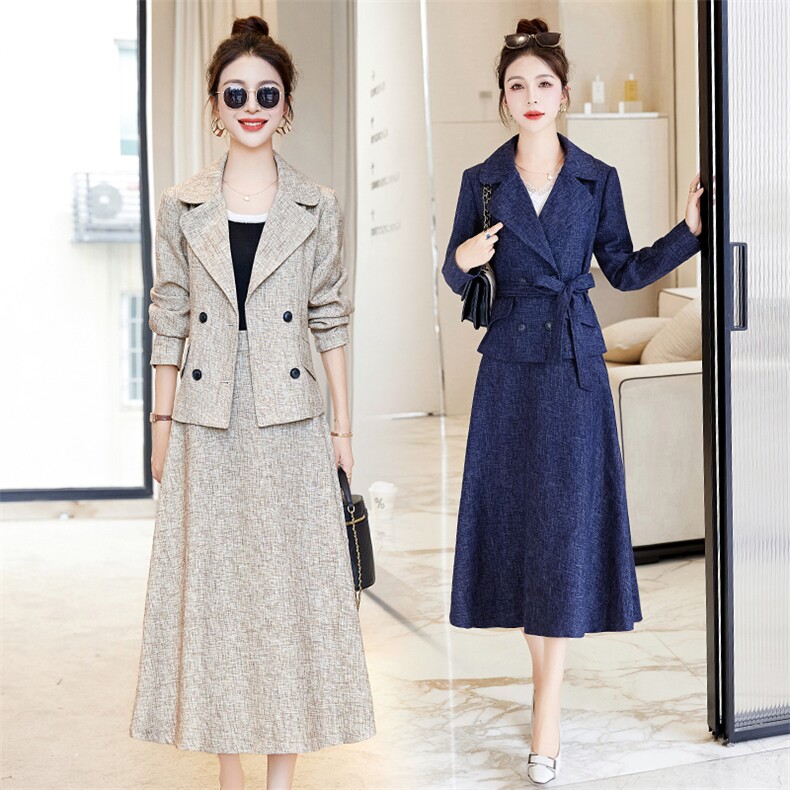 罗得堡2023年秋季时尚气质新款西装套装7106，女装套装/套裙，罗得堡