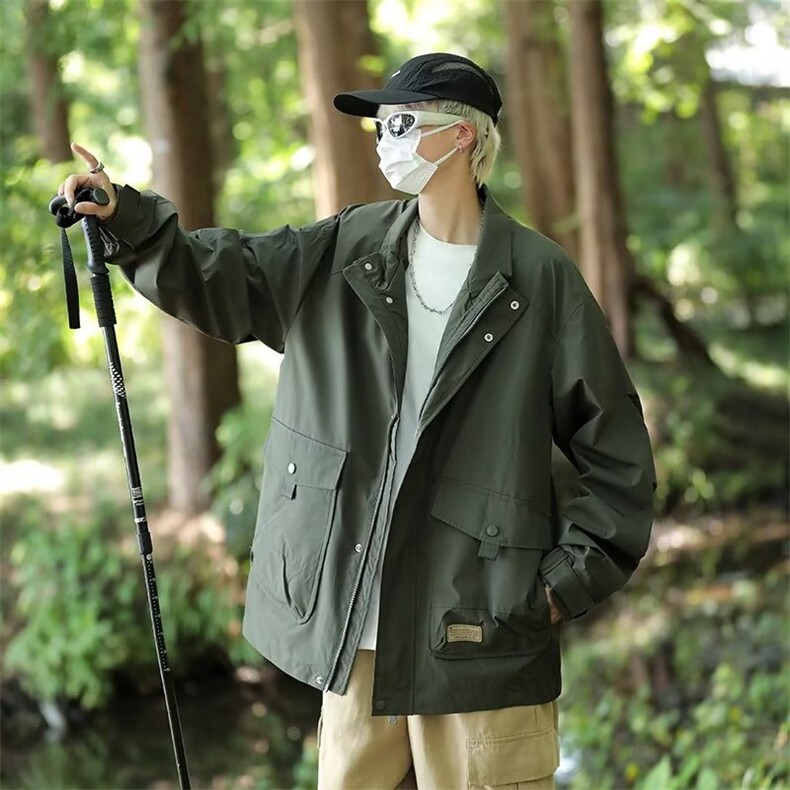 秋季青春流行男夹克文艺潮外套XZ192P70,男装夹克,星座1116-2