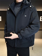 标90男羽绒服连帽休闲外套男冲锋衣羽绒服A329-YR2566-P285，男装夹克，电商A329