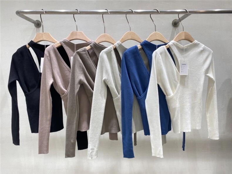 【现货】韩版网红款露肩针织打底衫，其它，cosette(4F)