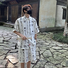 1毛笔字套装TZ77836特P50衬衫DCS77837特P30DK77838特P20套装控98，男装衬衫，星座226-2