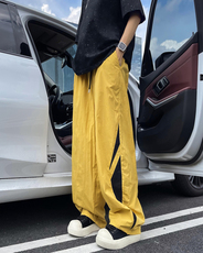 百搭速干裤休闲裤男高街多巴胺潮流长裤子K1812/P38，男装休闲裤，电商D202-1