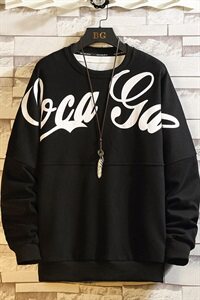白墙秋冬季加绒休闲卫衣男时尚百搭圆领打底衫WY52p58 限88图片