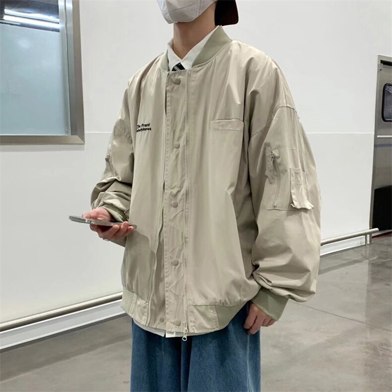 潮流夹克潮男春季棒球领夹克JW1127P60,男装夹克,星座1116-2