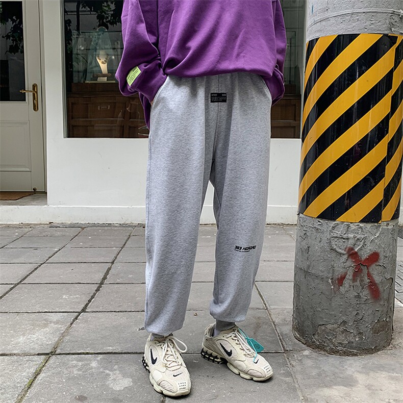 【】A003-HZ7212-P45新款时尚收脚运动休闲裤港风1,男装休闲裤,电商A003