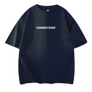 可设48小时发货 支持抖音得物来样二开230克重磅美式短袖t恤MT389图片