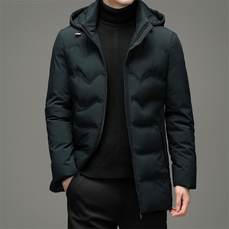 新款冬季中年男士外套棉衣厚款棉袄男装连帽棉服男ZELD9711-P150，男装棉衣，电商B212（原钱塘6029）