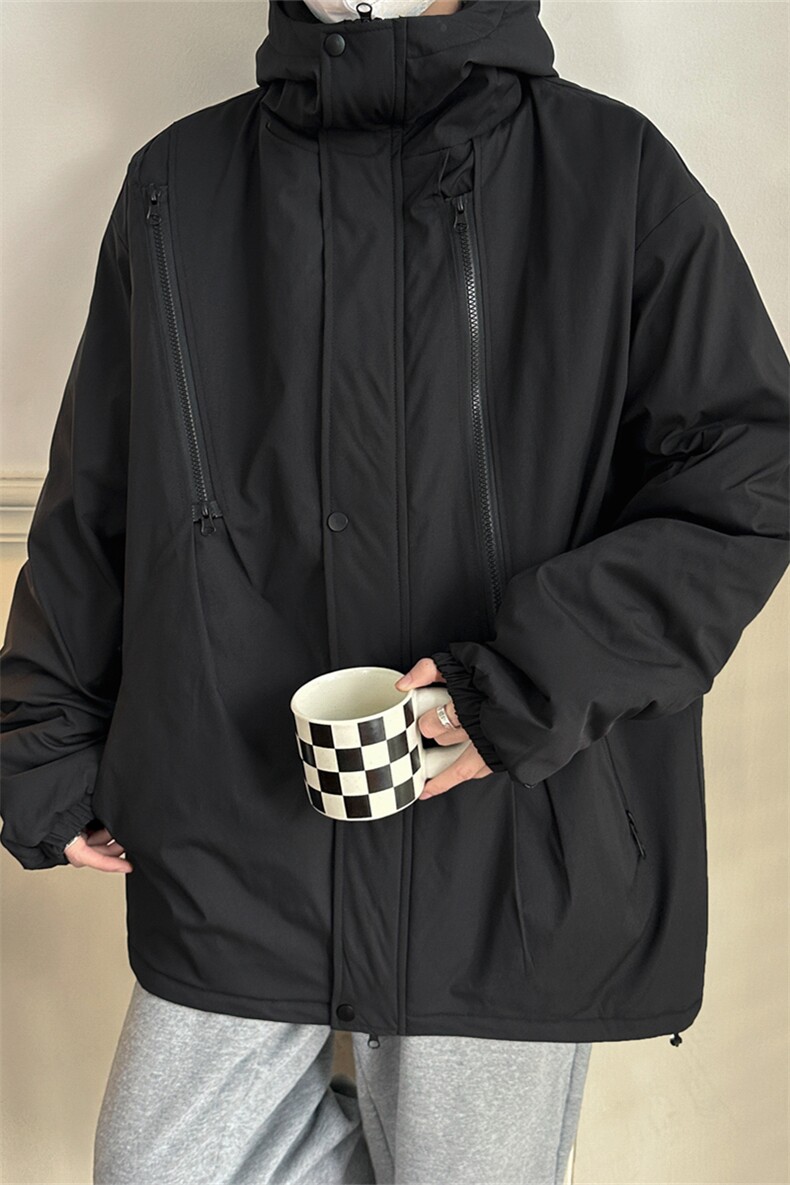 MY6160/P85冬装港风冲锋衣棉衣男防风防水棉服棉袄大码外套上衣,男装棉衣,电商A141