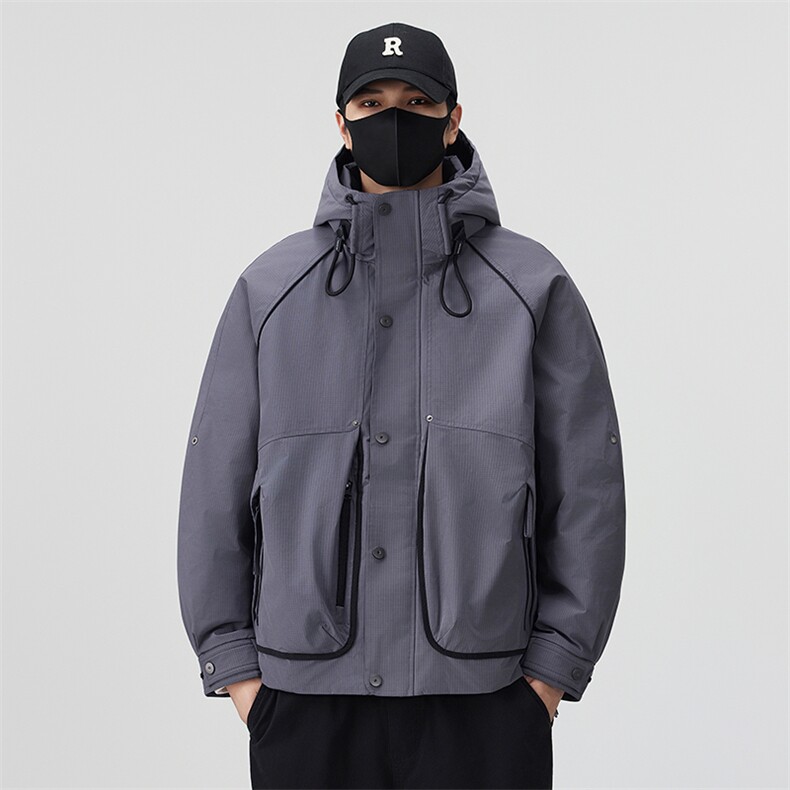 口罩风新标90白鸭绒2025连帽潮流保暖羽绒服男YR6070-P235,男装羽绒服,电商D240-242