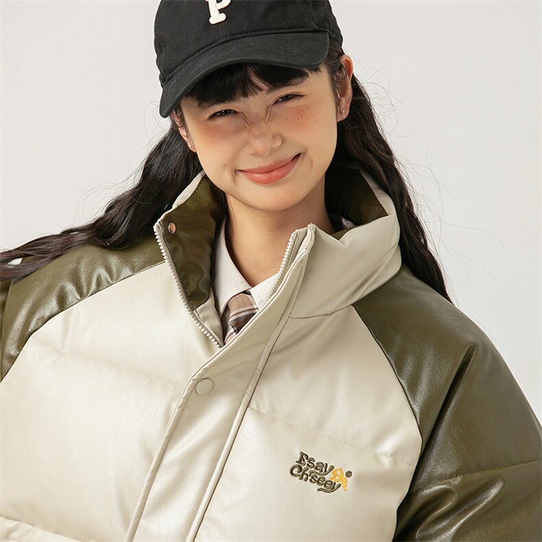 2026冬季新款男装日系潮牌拼色宽松休闲棉服加厚外套MY380-F148,男装棉衣,电商A101（原外27）