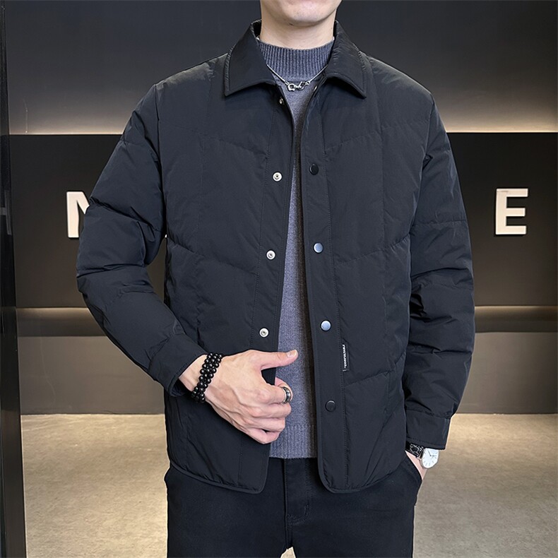 冬季棉服男2025新款翻领轻薄保暖外套男装棉衣C317-M8381-P135,男装棉衣,电商C317