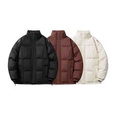 白底图抖音得物港风pu软皮刺绣棉服棉衣休闲外套男G1108P128，男装棉衣，电商A339