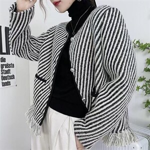 2022 斜纹小香风外套 流苏 百搭,其它,泰靡(1F)