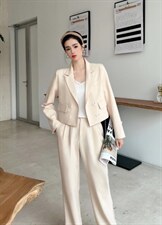 07裤套装，女装职业装，英利伊人