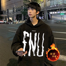 直播品质500克重磅美式做旧水洗卫衣SL1510-常规特P55加绒特P65，男装卫衣，电商A486