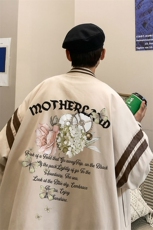 23春季新款时尚INS潮流美式西海岸螺纹棒球服百搭夹克G297P65控88，男装夹克，电商A247