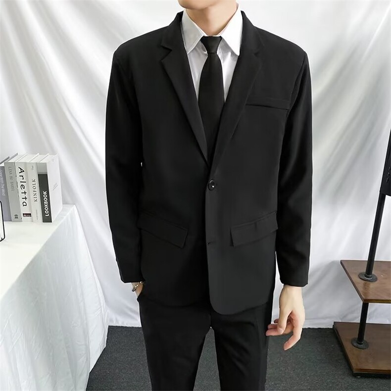 休闲西装男外套修身男土英伦风韩版商务正装帅气上班西服套装,男装西服,星座601-1