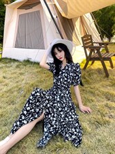 碎花连衣裙，女装连衣裙，云落伊里(1F)