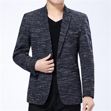 2023春秋季纯色西服男单西中年爸爸商务休闲领导干部西装免烫男装，男装西服，电商B212（原钱塘6029）