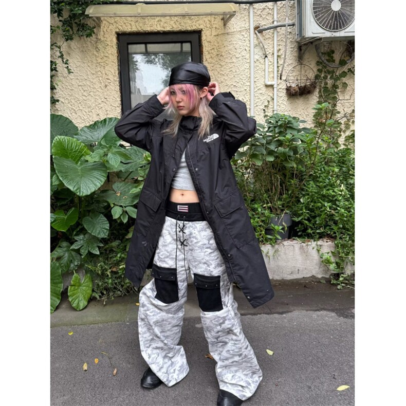 美式复古刺绣白色微喇牛仔裤男2026新款高街直筒修身显瘦裤子春秋,男装牛仔裤,四季星座505