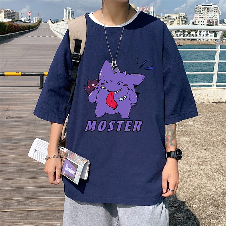 YT26087-P30亚麻短袖t恤男大码五分袖男宽松七分袖港风模特,男装T恤,电商A040